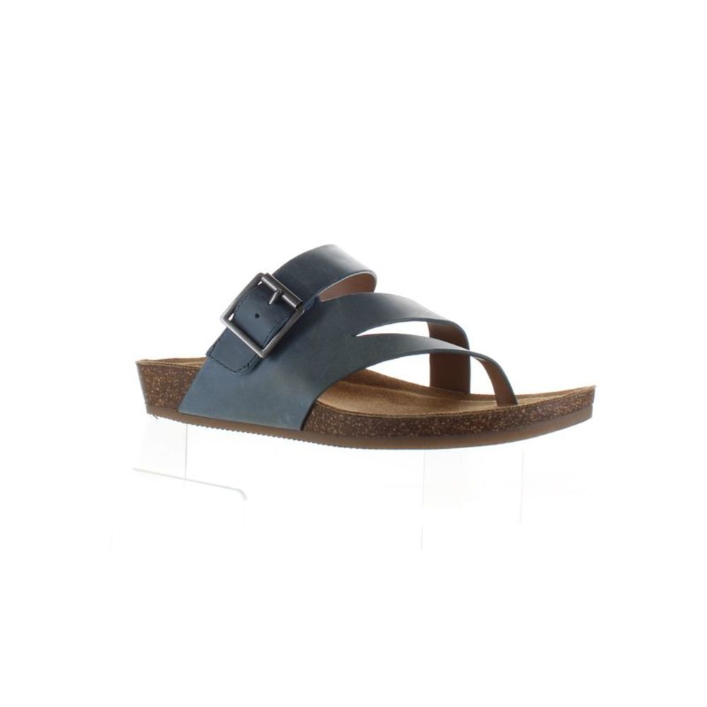 Comfortiva Womens Geary Blue Sandals Size 8 Wide (C,D, W)